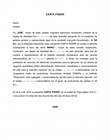Carta de poder